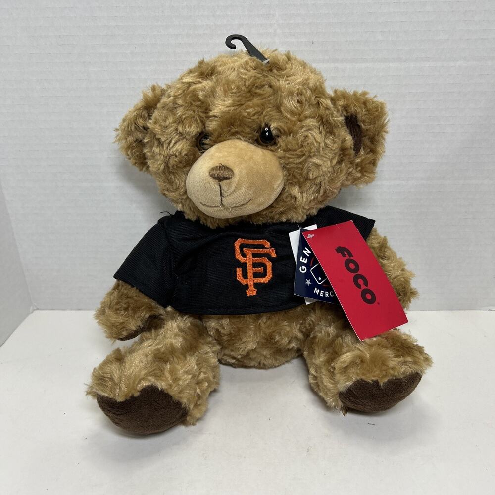 San Francisco Giants Teddy Bear MLB Baseball Plush Stuffed Toy FOCO Team Beans